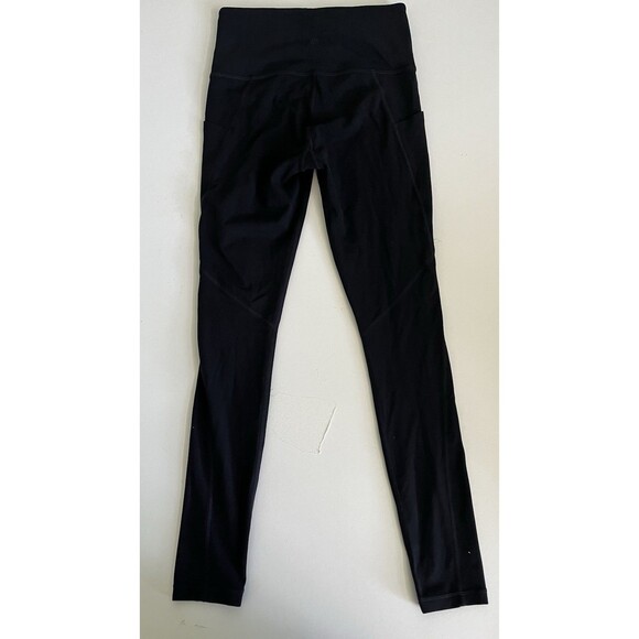 Athleta Stash Pocket Salutation Tight Leggings Black Size XS - Picture 6 of 11